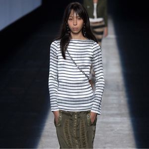 Alexander Wang Spring 2016 READY-TO-WEAR Striped Shirt